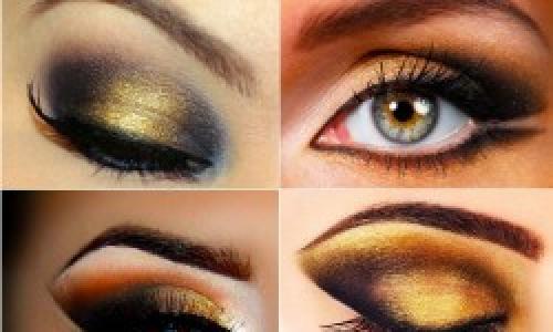 Макияж с золотыми тенями: фото лучших идей, как сделать самостоятельно Когда уместен золотой макияж
